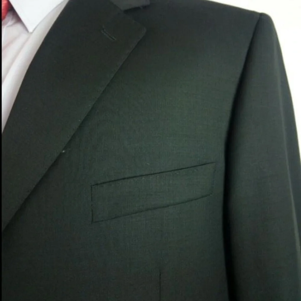 Mizanni Super 120's Men's 46L Black Suit Blazer